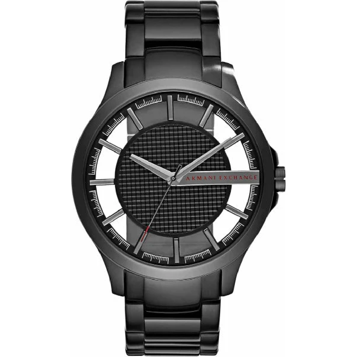 Armani Exchange Hampton Chronograph Black Dial Black Steel Strap Watch For Men - AX2189  2 sold in last 20 hours