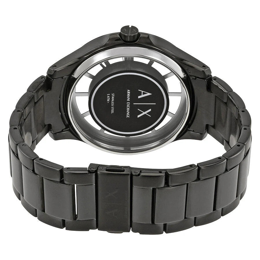 Armani Exchange Hampton Chronograph Black Dial Black Steel Strap Watch For Men - AX2189  2 sold in last 20 hours
